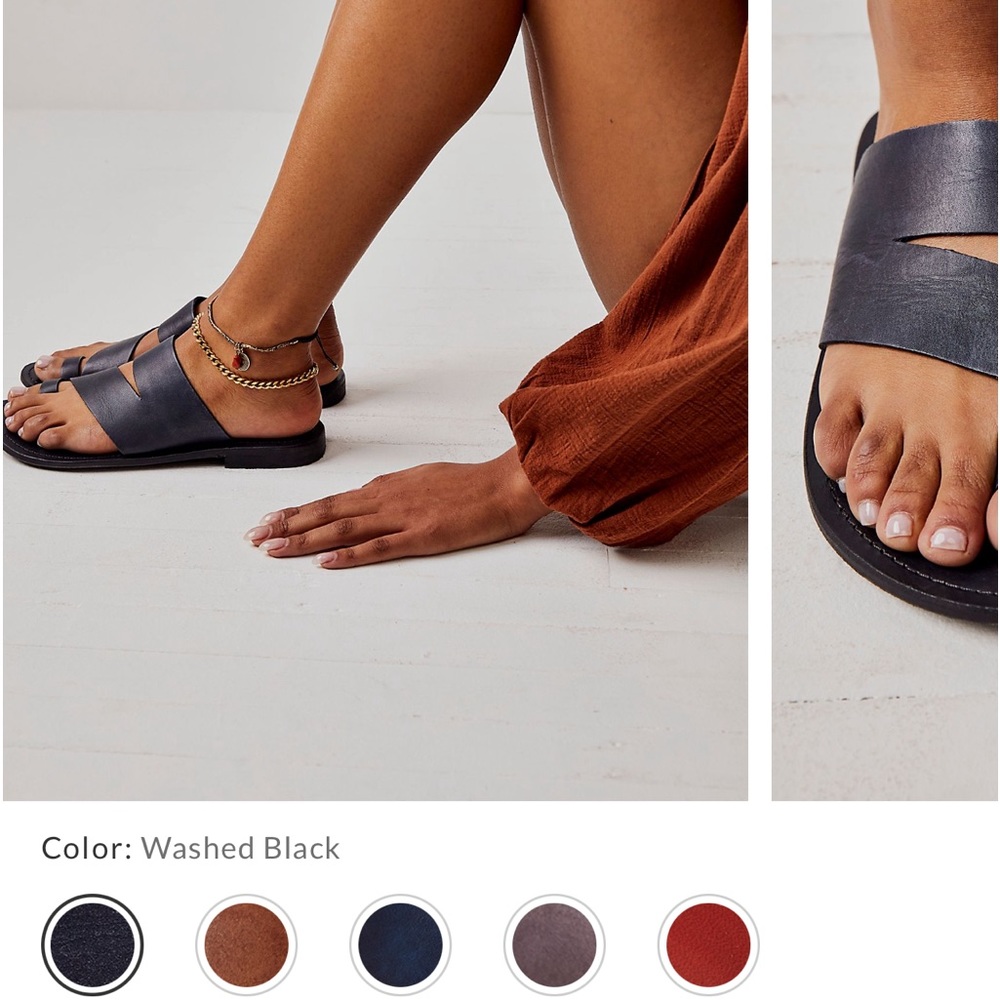 FreePeople Collection 
Sant Antoni Slide 
Black
